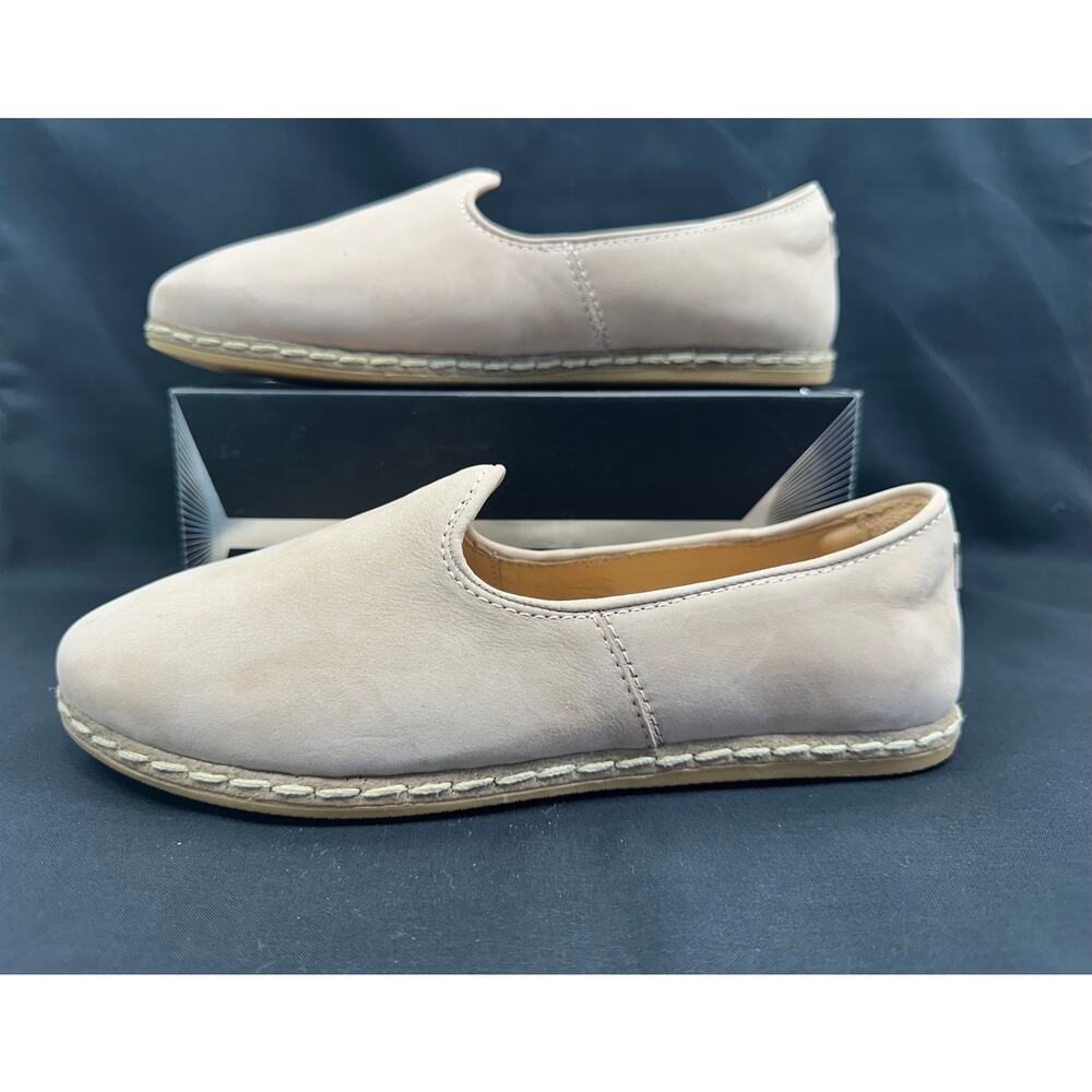 Charix Turkish Leather Light Beige Slip-On Loafer Artisan NWOT Size 7.5
